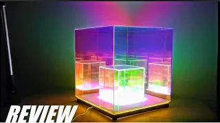 REVIEW: Magic Infinity Cube Table Lamp - Coolest LED Mood Light?!