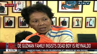 De Guzman family insists dead boy is Reynaldo