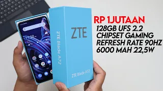 Baru Hape 1Jutaan Kuat Gaming & Baterai Besar 6000mAh | Unboxing Zte Blade A72