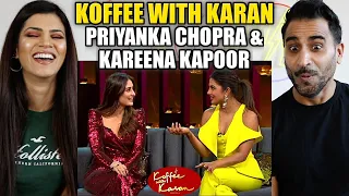 KOFFEE WITH KARAN - Priyanka Chopra & Kareena Kapoor - Rapid Fire Round REACTION!!