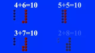 Состав числа 10. Обучающий клип-считалочка.