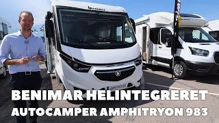 Benimar Helintegreret autocamper med Alde centralvarme  2022