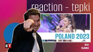 REACTION • Blanka - Solo (Eurovision 2023 🇵🇱 Poland) | HELP TURKEY