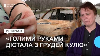 "Голими руками дістала з грудей кулю": жителі окупованого Льгову врятували жінку