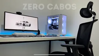 COMO ESCONDER OS CABOS DO SEU SETUP - RÁPIDO E FÁCIL!!!