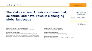 The stakes at sea: America’s commercial, scientific, and naval roles in a changing global landscape