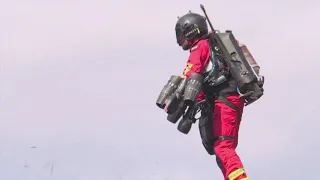 Flying doctors: UK air ambulance tests paramedic jet suit