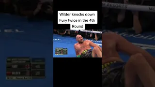 Deontay Wilder Knocks Down Tyson Fury Twice