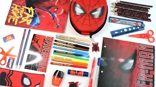 Disney SPIDER-MAN Far From Home Stationery Kit UNBOXING Haul