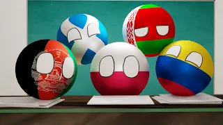 Countryballs School: Map of Europe Test 4 [3D Animation]
