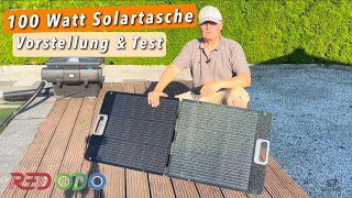 Redodo Tragbares 100W Solarpanel - Vorstellung und Test der neuen Solartasche!