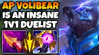 I had NO IDEA how STRONG AP VOLIBEAR IS. INSANE DUELIST, LANE BULLY, SPLIT PUSHER!