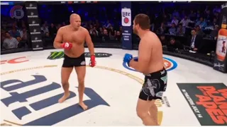 Fedor vs Mittrione double knockdown