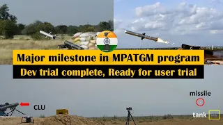 #breakingnews Major milestone in MPATGM program | Dev trial complete, missile ready for user trial