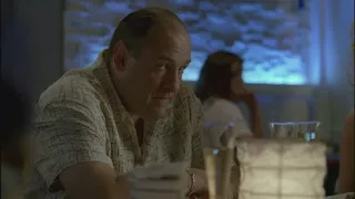 Tony and Paulie have dinner with Beansie - The Sopranos HD
