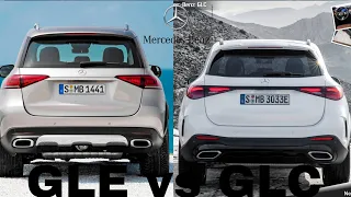 2024 Mercedes-GLC vs 2024 Mercedes-GLE Facelift, GLC vs GLE, Mercedes vs Mercedes