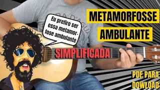 Como Tocar Raul Seixas METAMORFOSE AMBULANTE no Violão Simplificada