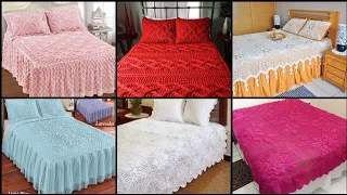 Latest and Beautiful Qureshiya & Crochet Bed sheet/ Bed cover Patterns Designs/Char Suti Bed Cloths.