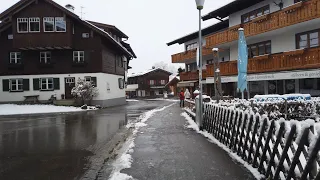 Oberstdorf Wintertag - Schneefall