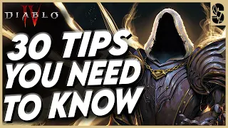 Diablo 4: 30 Tips and Tricks I Wish I Knew Before Playing