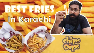 BEST FRENCH FRIES IN KARACHI | STREET FOOD KARACHI | CHIPS DIPS