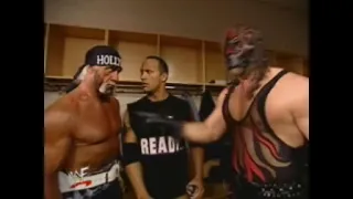 WWF Smackdown - Hulk Hogan, The Rock & Kane Promo (2002-03-28)