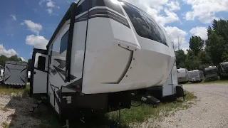 2022 XLR Nitro XLF384 Toy Hauler Fifth Wheel Walk Through Stock 10768