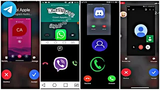 Social Apps Android & iOS/ Incoming call