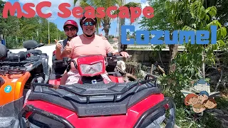 MSC Seascape / Private jeep tour in Cozumel! Part 1