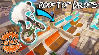 Massive Rooftop Drops At The Dethyard | BMX Streets