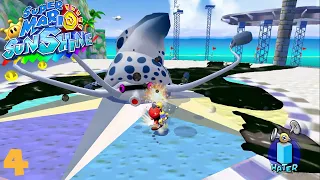 Super Mario Sunshine Part 4 - Blooper Bashing