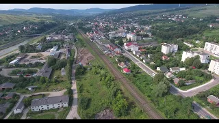 Станція Старий Самбір з повітря