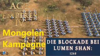 Mongolen Kampagne | Age of Empires 4 | #8 Blockade bei Lumen Shan | Mongol. Reich [Schwer/Deutsch]