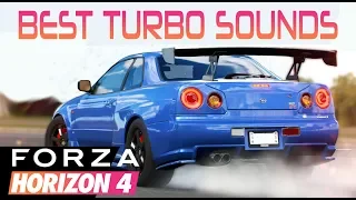 Forza Horizon 4 | Best Turbo Sounds |  Pops, Bangs & Crackles - Sound test