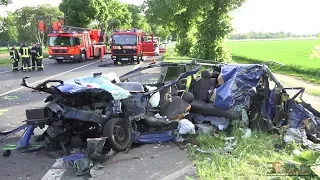 [HORROR-UNFALL IN KORSCHENBROICH] - 3 Tote nach Frontalunfall auf Bundesstraße -