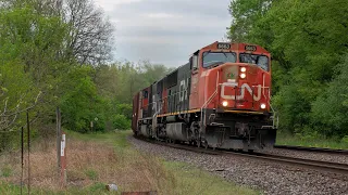 CN SD75I Duo on CN M399-31 In Cassopolis, Michigan.