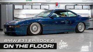 BMW E31 840Ci Airlift Install Part 2 | Slam Sanctuary Customs BMW E31 EP4