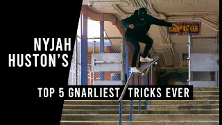 Nyjah's Top 5 Gnarliest Tricks Ever