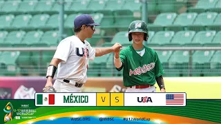 Highlights: 🇲🇽 Mexico vs. USA 🇺🇸 WBSC U-12 Baseball World Cup - Super Round