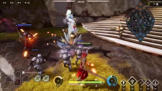 Paragon Gameplay PS4 - Aurora offlane - 3 man team of the Home counties Paragon Crew - Gold ELO