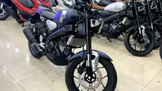 2022 New Yamaha XSR155 New Color First Look Walkaround