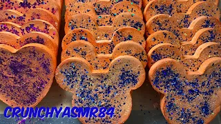 24 Orange Gym Chalk Mickeys & Hearts | Sleep Aid | Oddly Satisfying | ASMR