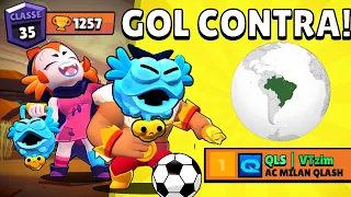 WILLOW TOP 1 BR! MUITOS GOLS CONTRA NO BRAWL STARS!