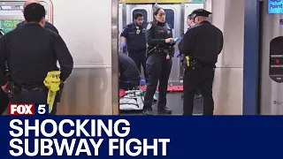 Shocking subway fight leaves one dead in Manhattan