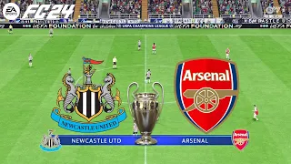 FC 24 | Newcastle United vs Arsenal  - UEFA Champions League - PS5™ Gameplay