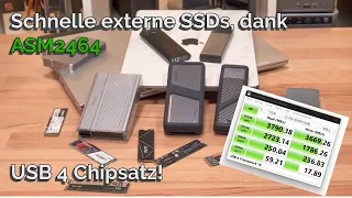 Endlich gute USB 4 NVME SSD Gehäuse! Bis zu 3800 MB/s !