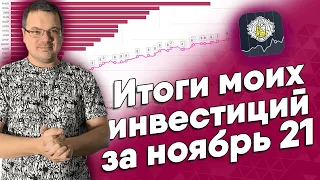 Итоги моих инвестиций в акции на бирже за ноябрь месяц 2021