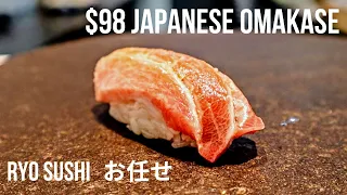 $98 Japanese Sushi Omakase in Singapore, Tiong Bahru | Ryo Sushi Restaurant