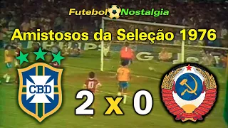 Brasil 2 x 0 União Soviética - 01-12-1976 ( Amistosos da Seleção Brasileira )