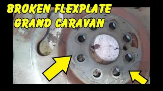 Dodge Grand Caravan Broken Flexplate Removal & Installation